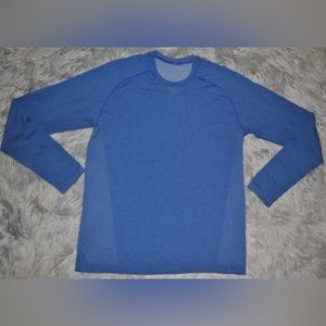 LULULEMON Vent Tech Mens Blue Long Sleeve Athletic L